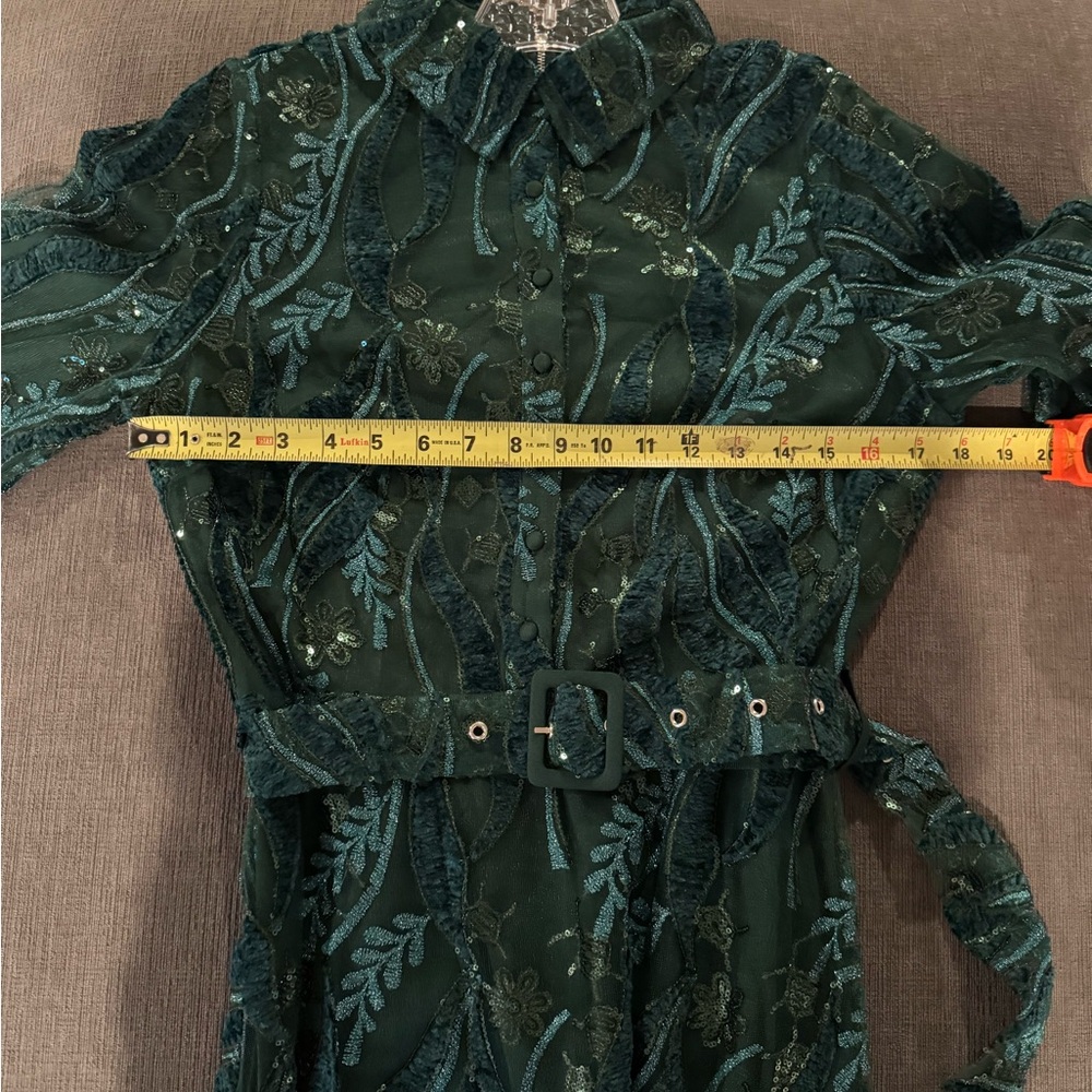 NWT Ivy City Clover Dress in Emerald - Picture 7 of 8